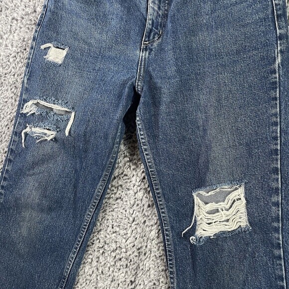 VINTAGE Guess Jeans Original Fit Cropped Ankle 90's Y2K Distressed Women's 31 - Picture 2 of 11